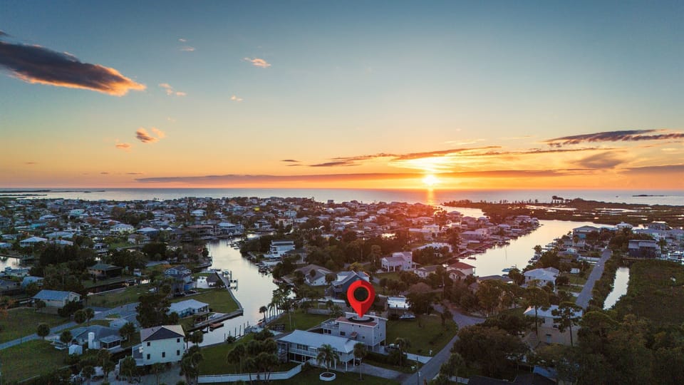 Unforgettable Gulf sunsets just minutes from your dock.
