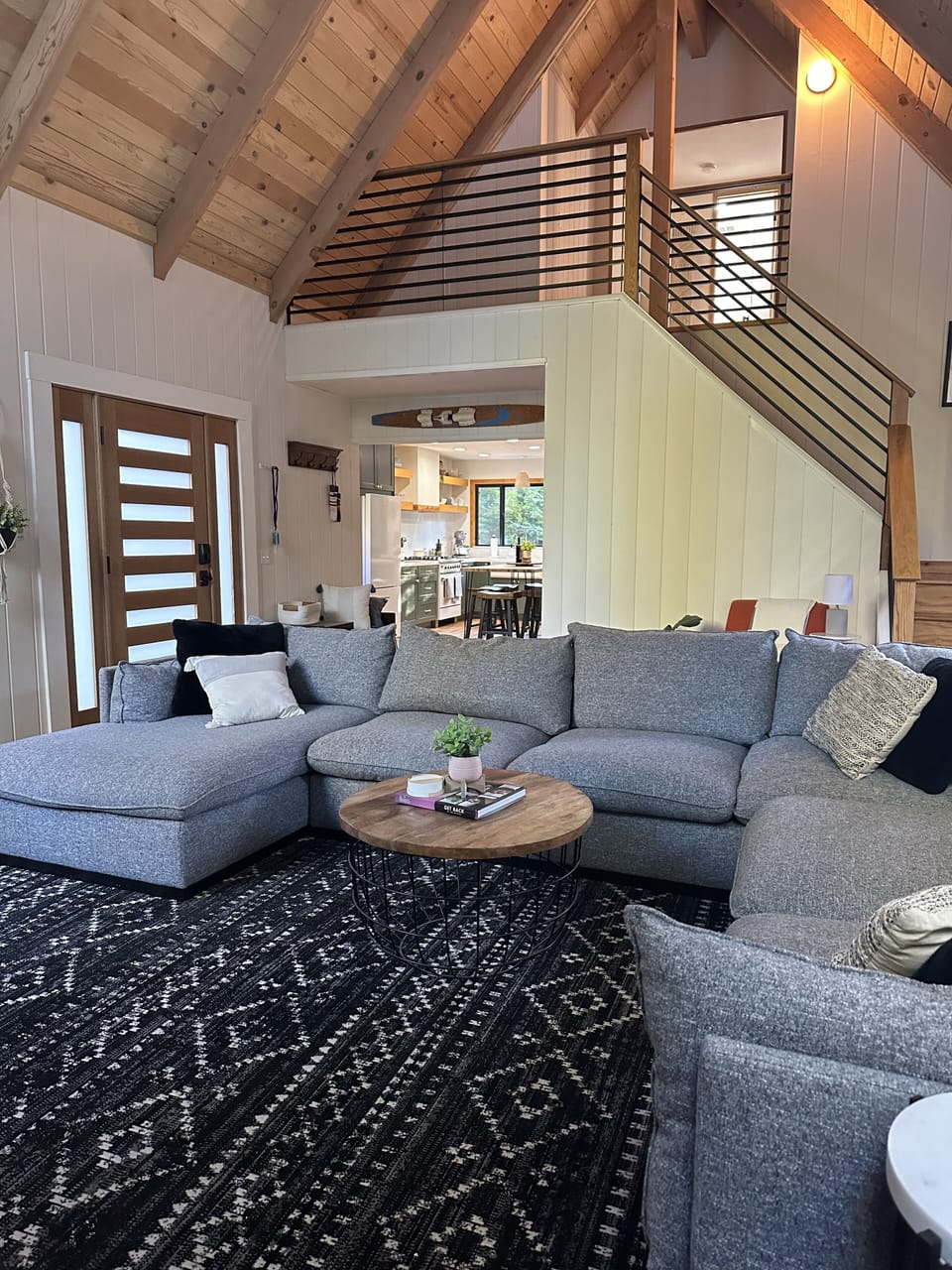 Large Comfy Couch for all guest to have a seat