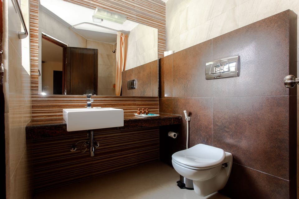 Deluxe Double or Twin Room, Garden View | Bathroom | Free toiletries, hair dryer, slippers, towels