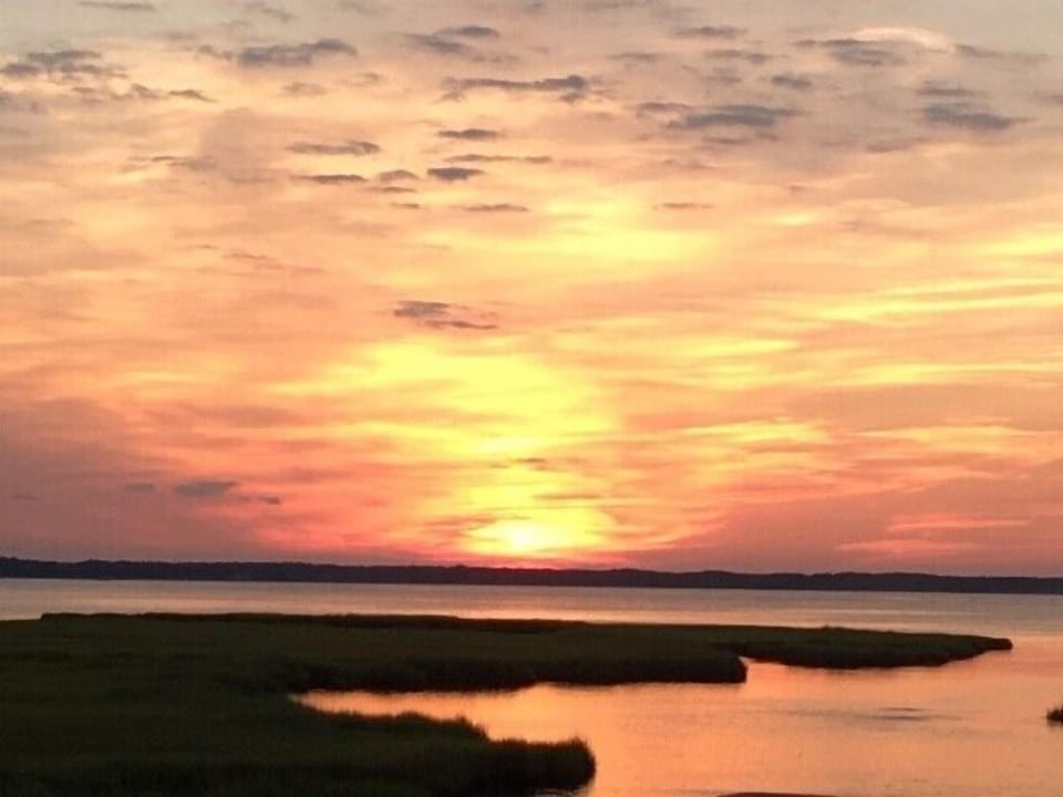View from private bay balcony