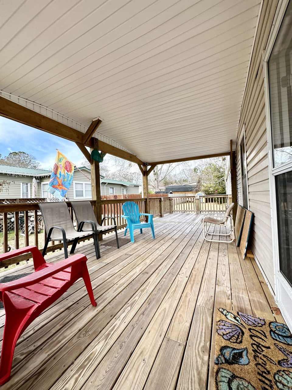 Large Covered Porch(front door)