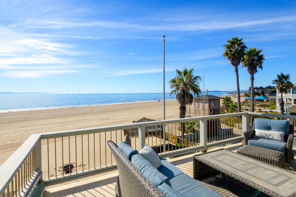 Primary Suite Balcony with 180 Degree Views of the Beach