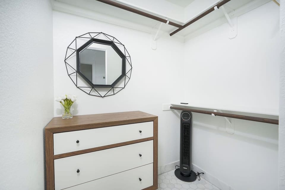 This is the walk-in closet to the master.