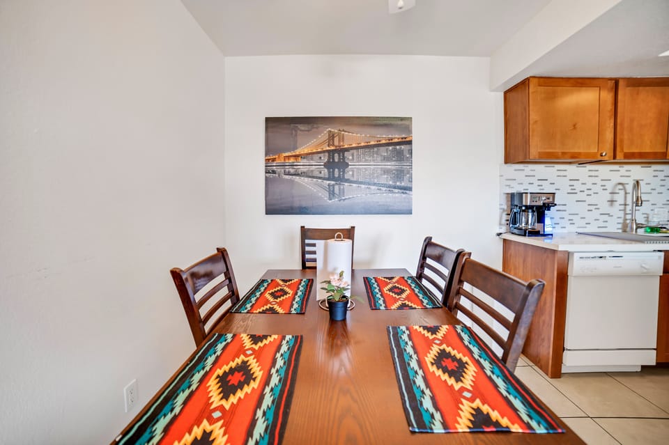 Perfect setting for sharing memorable meals.