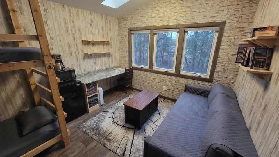 Cabin 2 full room facing windows