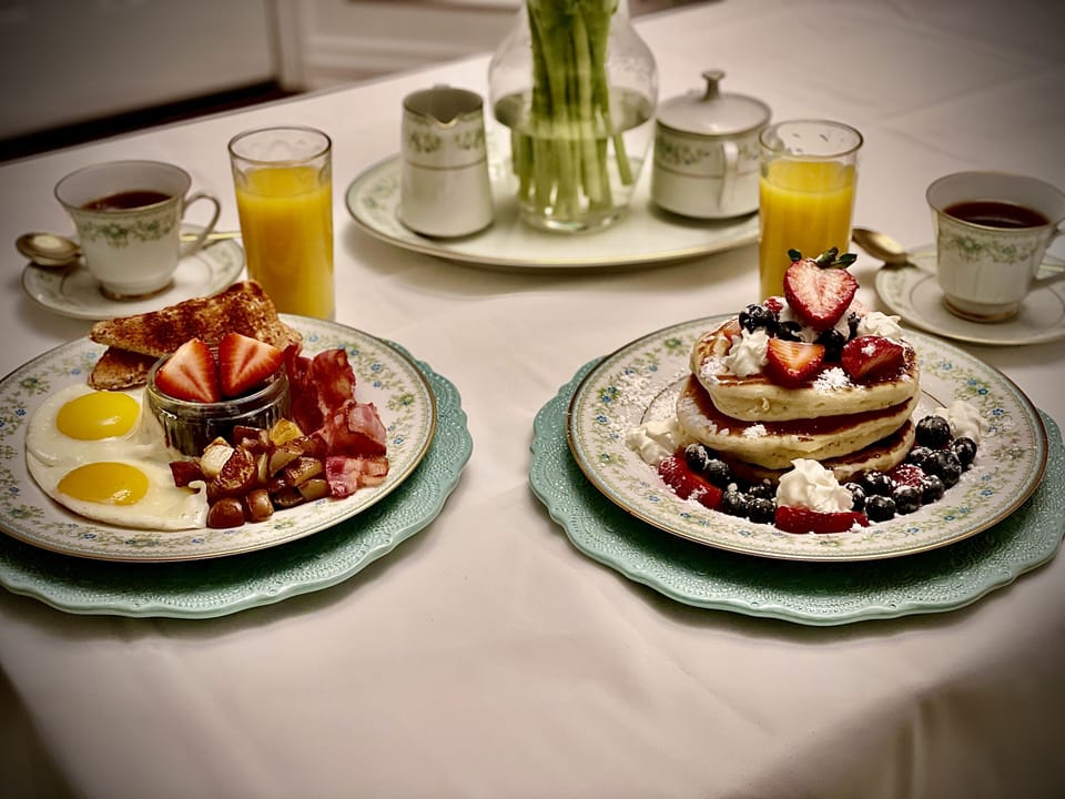 Free daily full breakfast