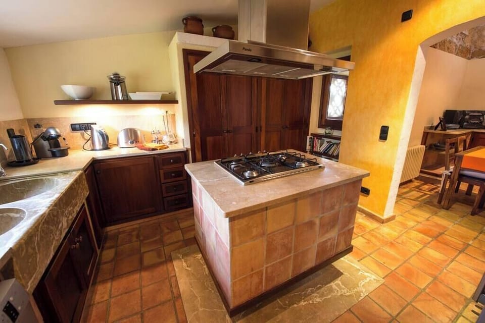 kitchen with island