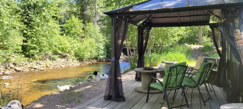 relax and cool off at the creek 