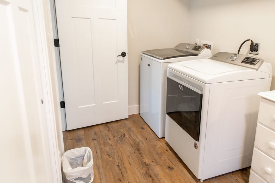 Laundry available for your use