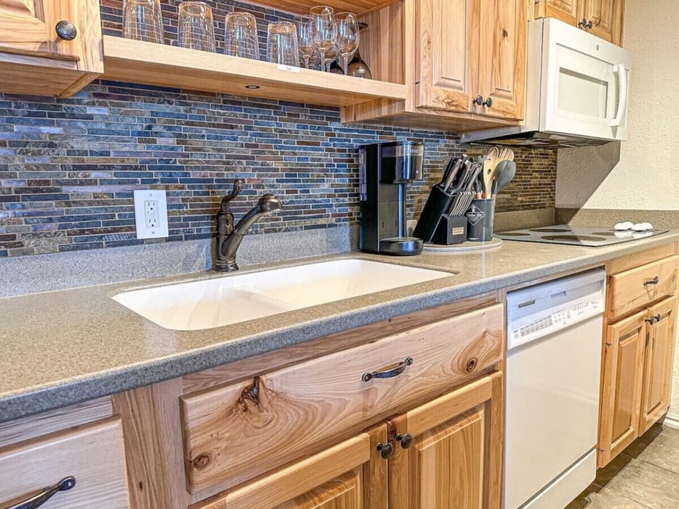 Cook up a storm in our fully equipped kitchen, complete with all the essentials and a coffee maker to kickstart your mornings.