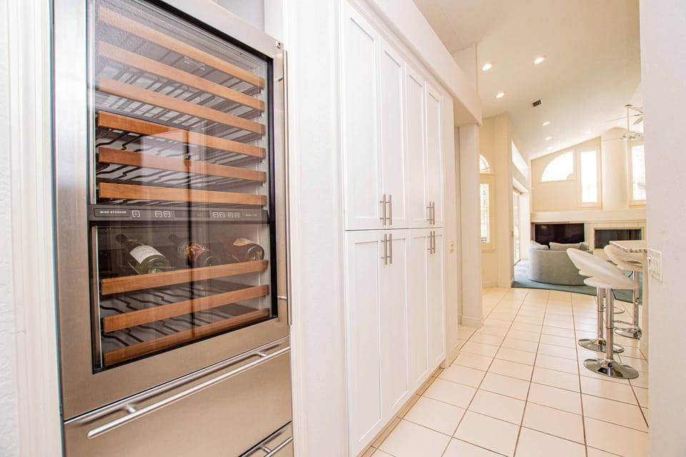 Wine refrigerator for storing your special bottles!