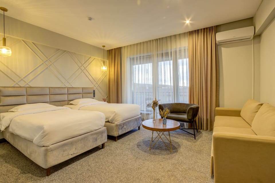 Standard Double or Twin Room | Blackout drapes, iron/ironing board, free WiFi