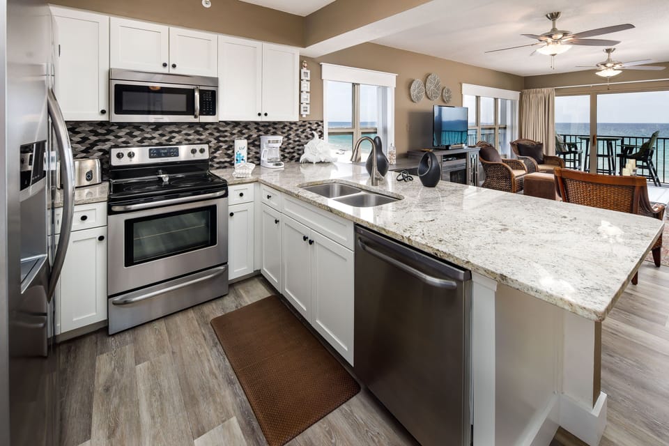 Kitchen - All stainless steal appliances.