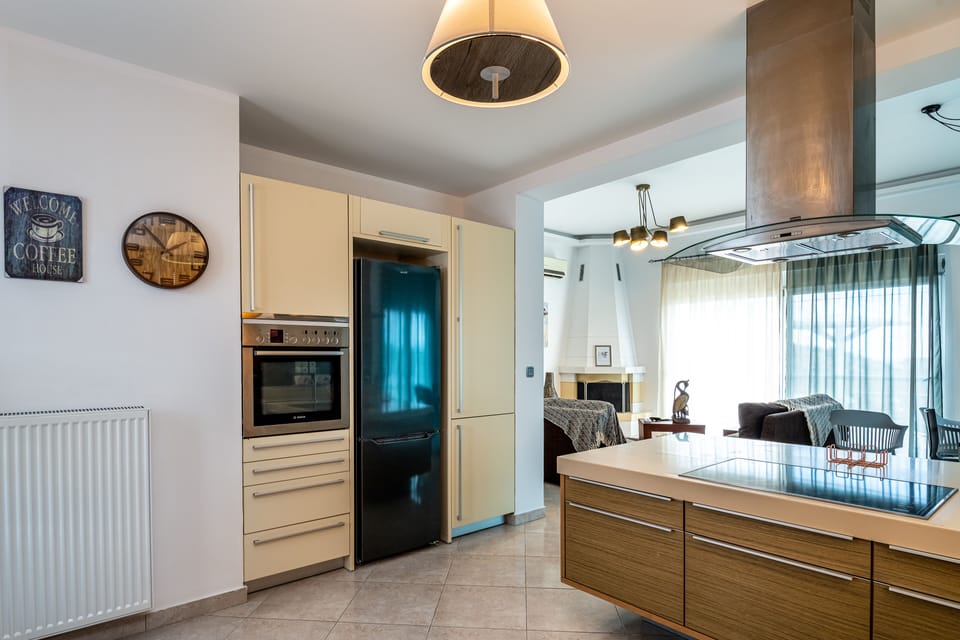 Family Villa | Private kitchen | Espresso maker, coffee/tea maker, electric kettle