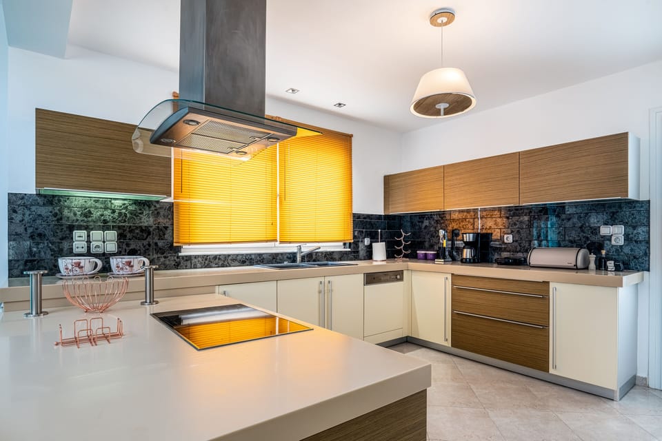 Family Villa | Private kitchen | Espresso maker, coffee/tea maker, electric kettle