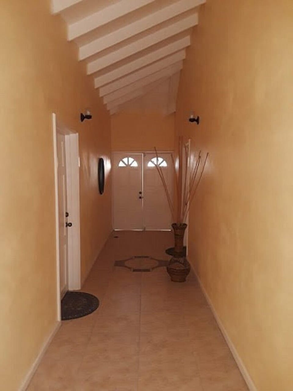 A warm, welcoming entrance that sets the tone for a relaxed and comfortable stay