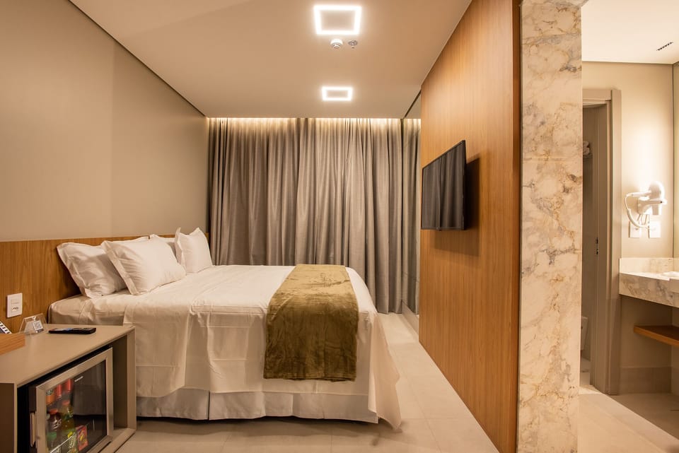 Deluxe Double Room, 1 King Bed | Minibar, in-room safe, soundproofing, WiFi (free)