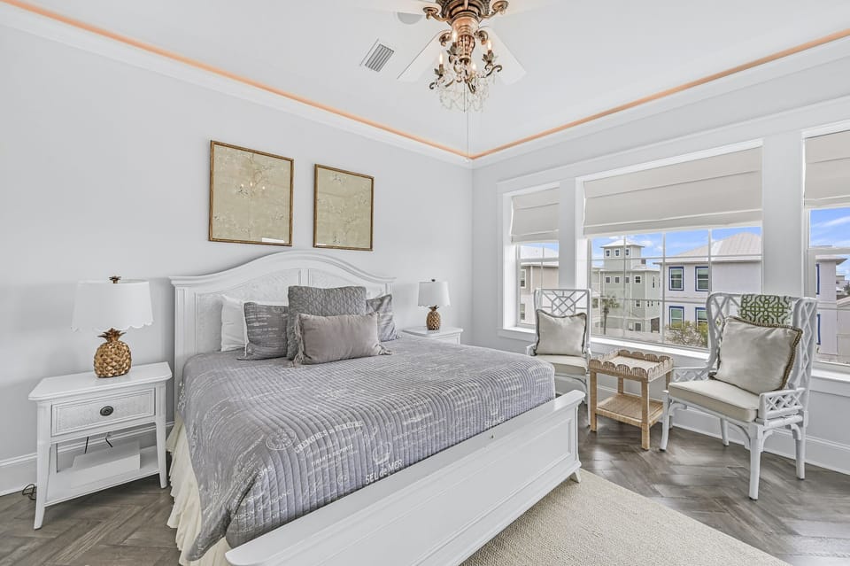 15 Mathis Cove - Inlet Beach - Third Floor - King Bed with Private Bath (Shower and Soaking Tub)