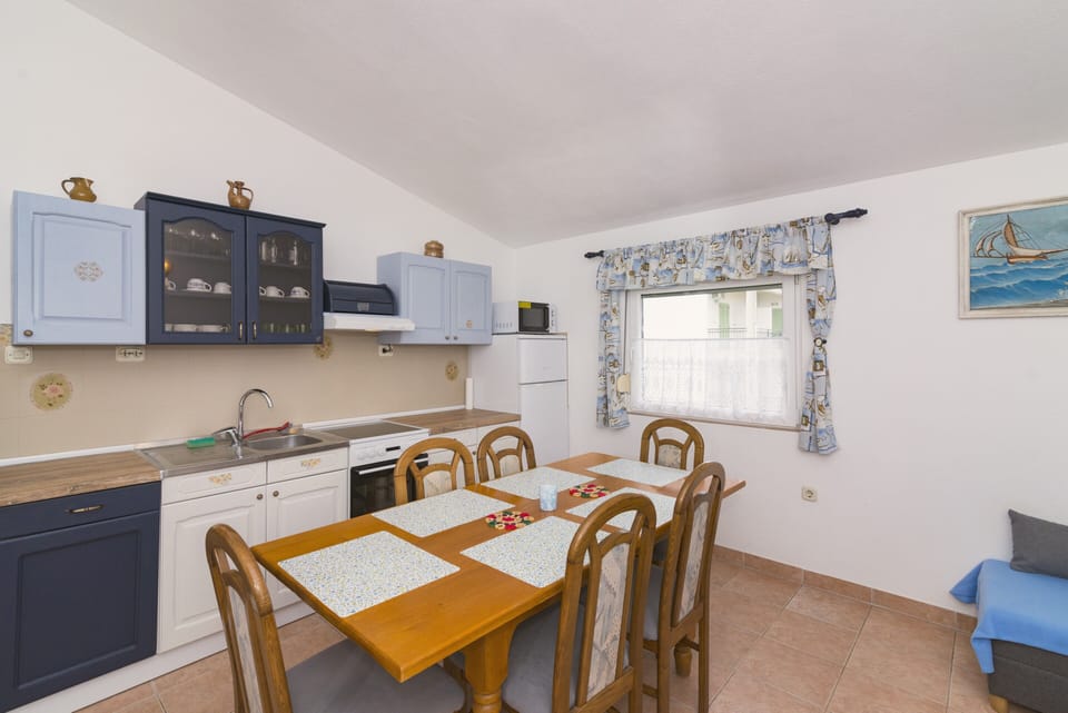 kitchen and dining room