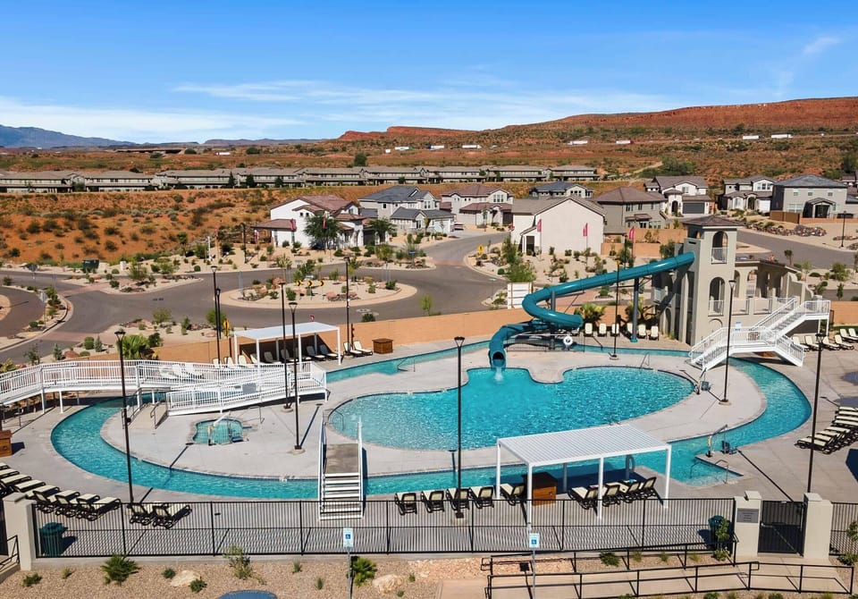 Community Pool, Lazy River, and Slide