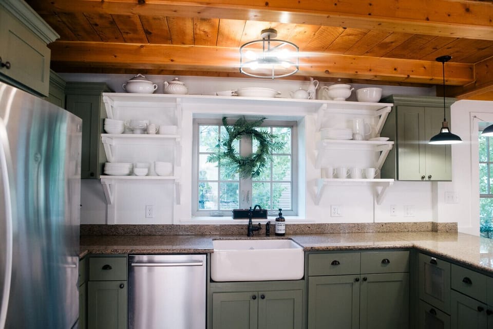 Fully stocked kitchen