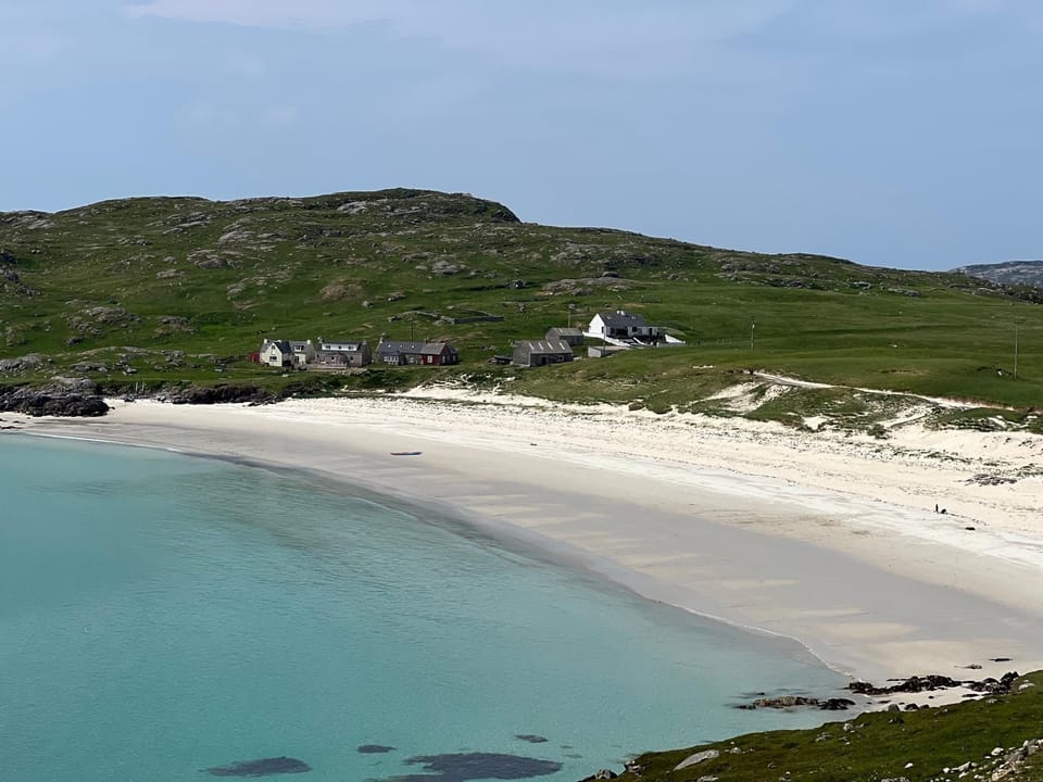 Hushinish Beach close by to the cottage