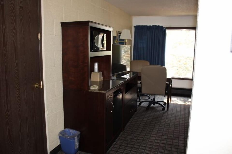 Standard Double Room, 2 Queen Beds | Desk, laptop workspace, blackout drapes, iron/ironing board