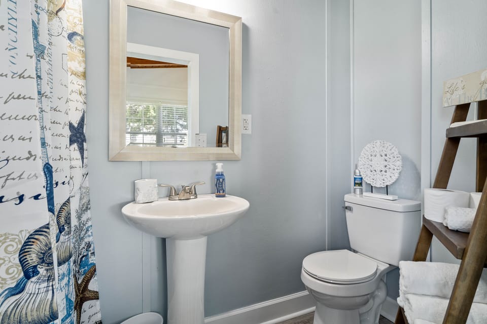 En suite bathroom