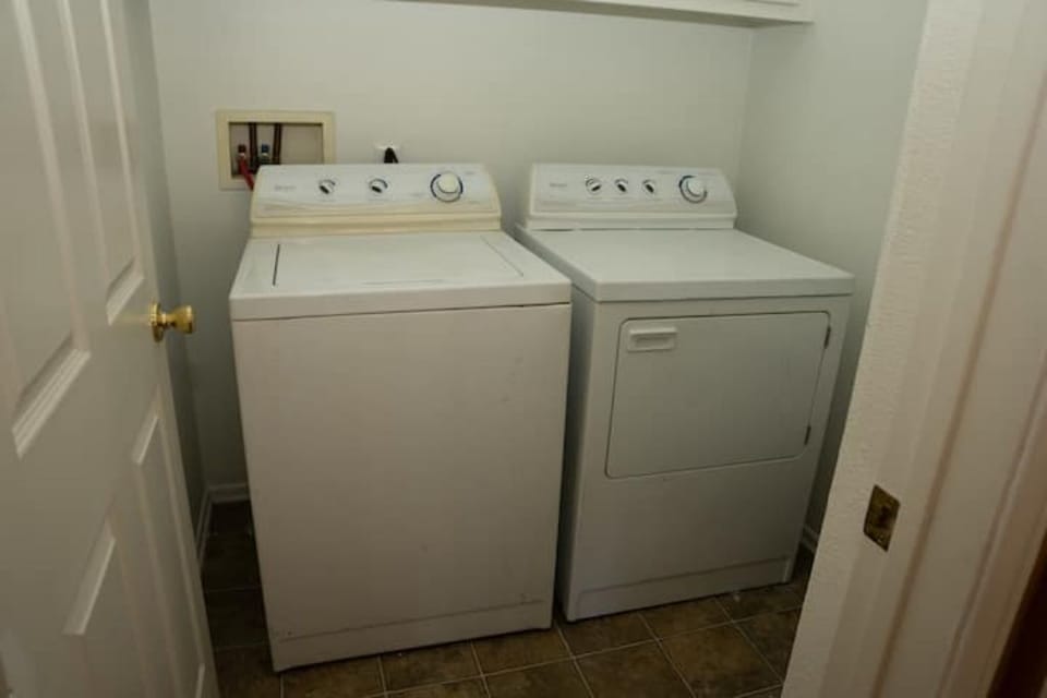 Washer and Dryer (Upstairs)
