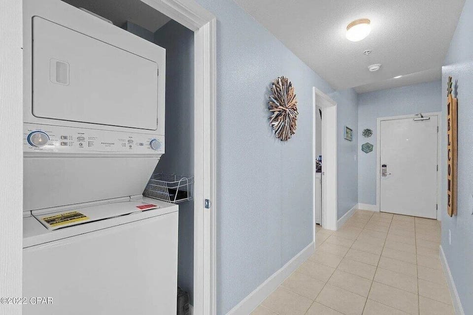 Washer & Dryer in the hall 