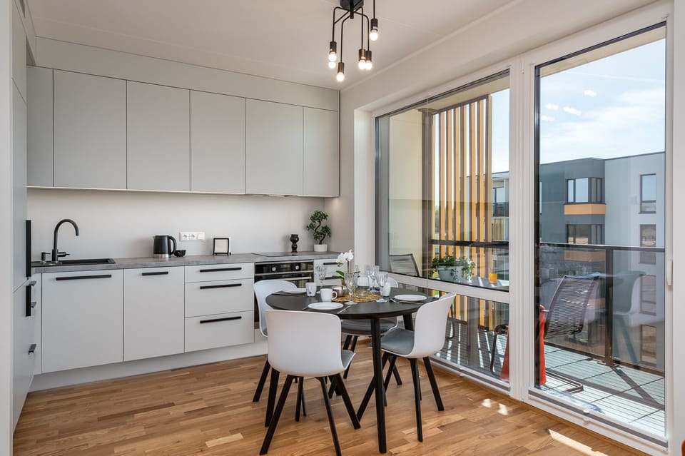 Comfort Apartment | Private kitchen | Full-size fridge, oven, dishwasher, espresso maker