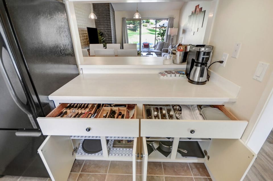 All your cookware, bakeware, and utensils are here for whatever type of meal you may be planning
