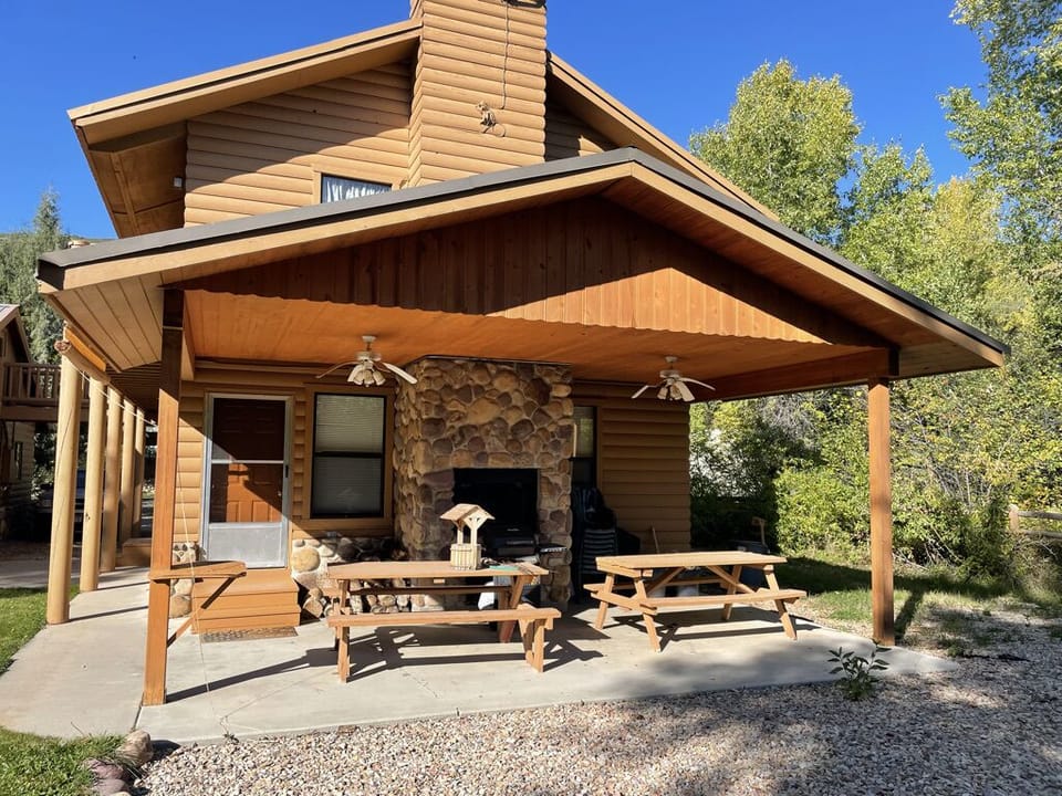 Backyard porch