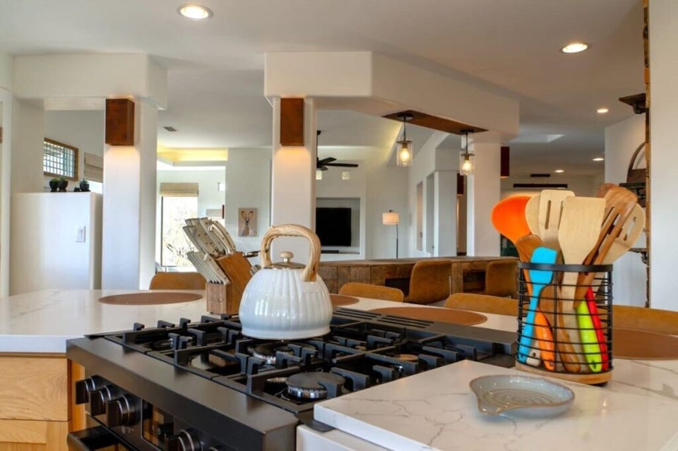 Well-stocked kitchen