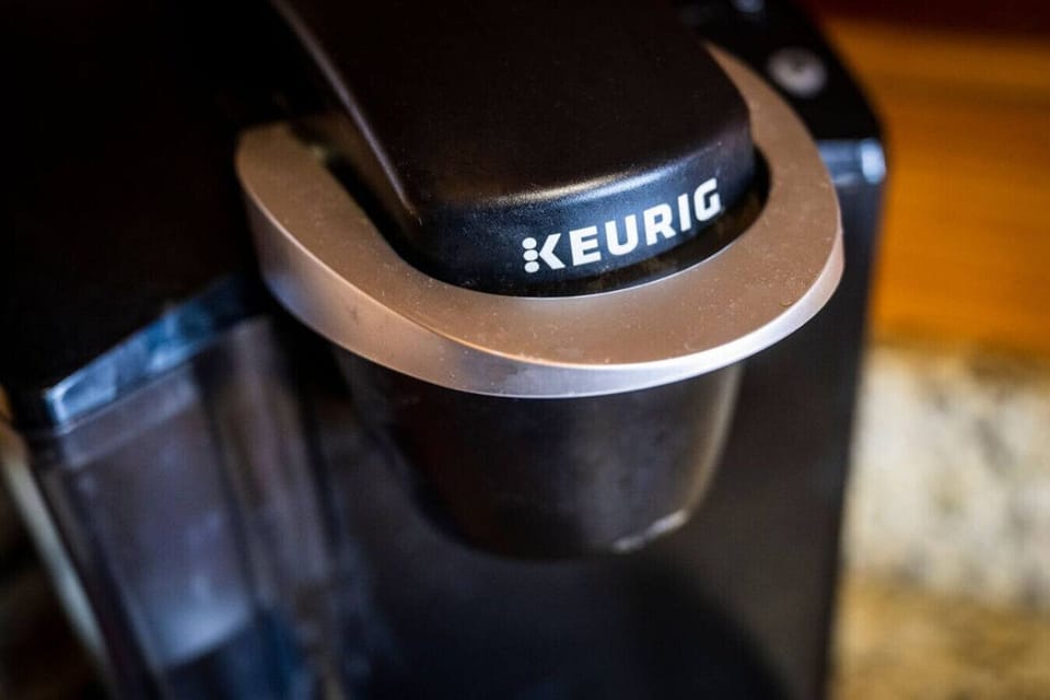 Keurig coffee maker is provided for your morning cups of coffee.
