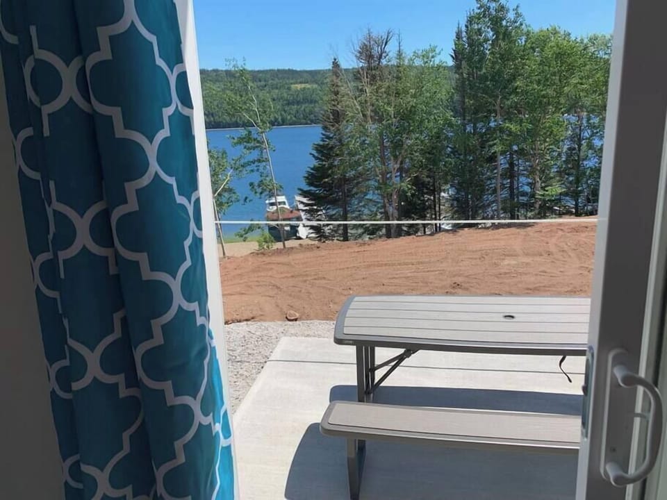 From your patio