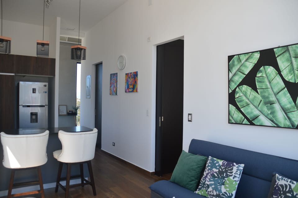 Kitchen and Living Room