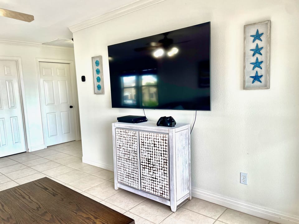 Second Living Area
- 70" Smart TV
- Xbox One (must bring own login/games)