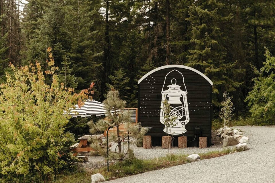 Welcome to The Cabins at Blacktail! Your tiny cabin in the Montana woods awaits you!