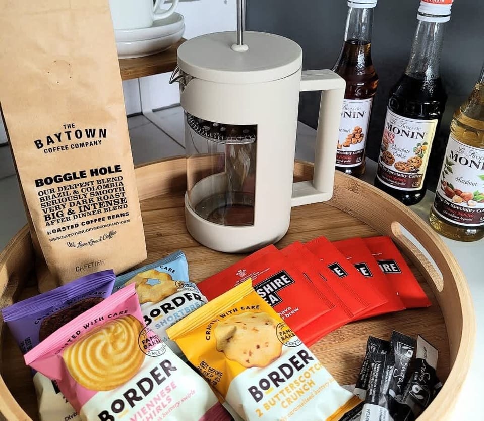 Welcome Pack included with every booking to start your stay the right way. Yorkshire at its best.