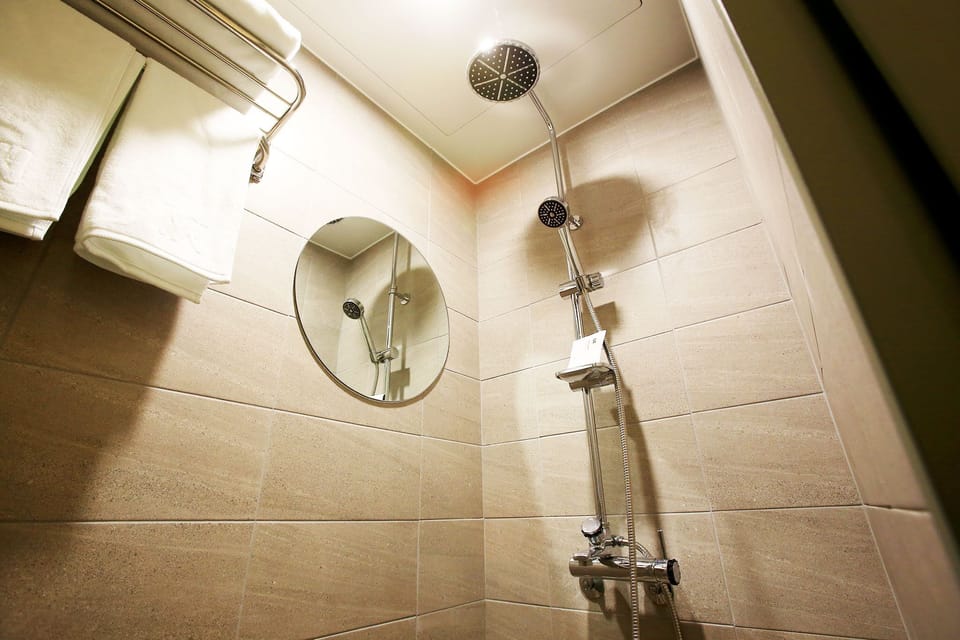 Business Room | Bathroom | Free toiletries, hair dryer, slippers, bidet