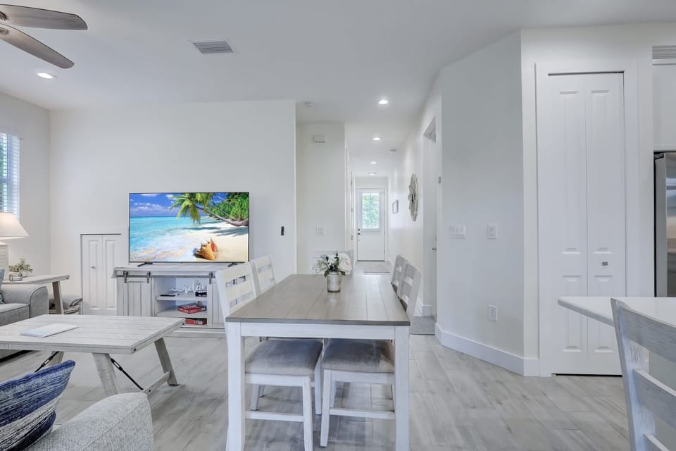 The Dining Set is In Between the Kitchen and the Family Room, In the Back of the Home