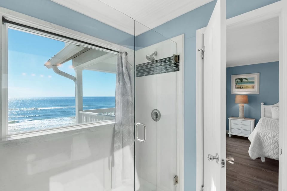 Master bathroom walk in shower