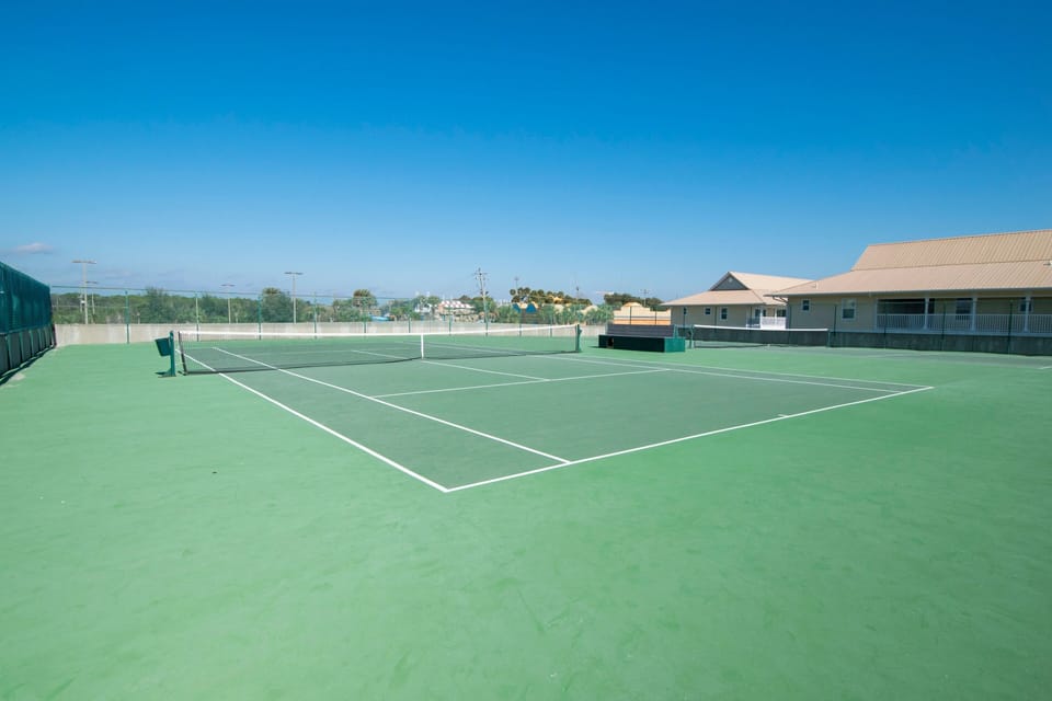 Tennis Courts and Pelican Beach 