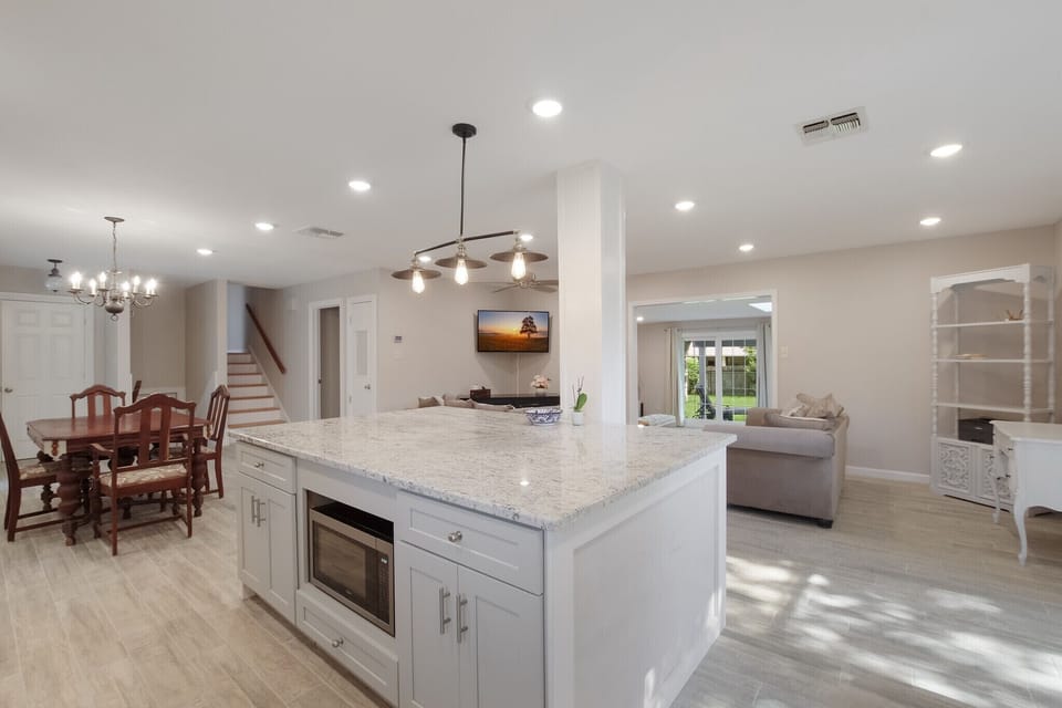 Large open floor plan