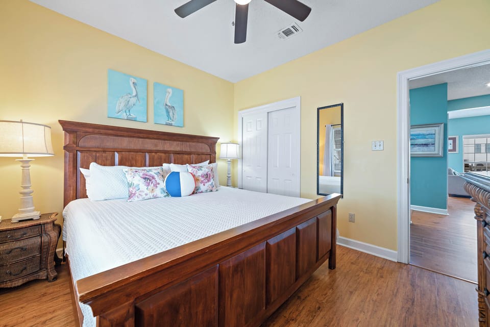Guest bedroom on main level