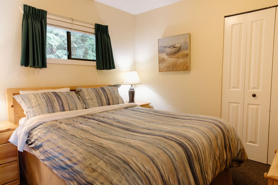 Two Bedroom Duplex - Beachfront | Living area | Flat-screen TV, fireplace