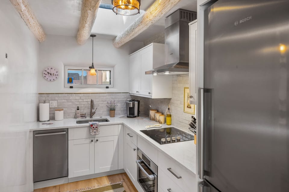 Upscale appliance, hand picked decorative tile
