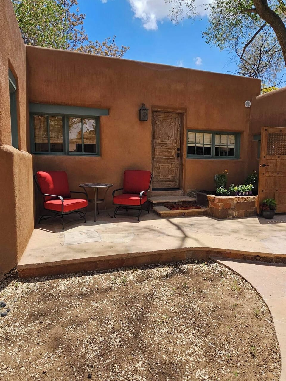 Back Patio in Shared Courtyard