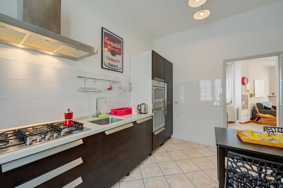 Kitchen and dining area